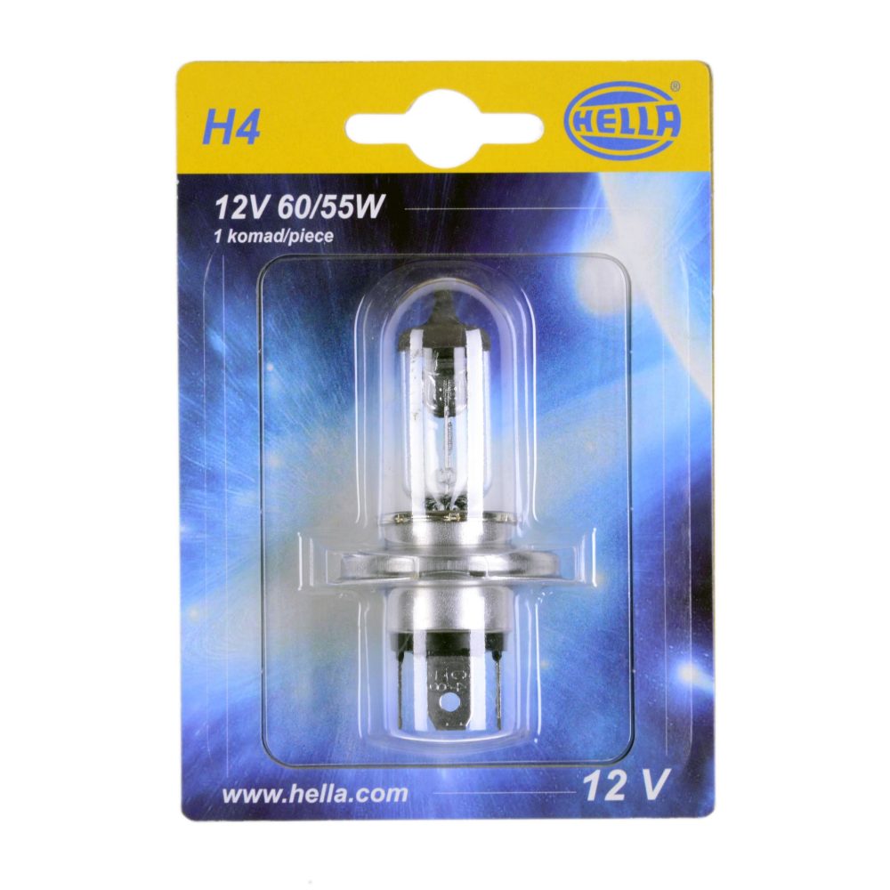 HELLA žarulja halogena H4 12V 60/55W P43t