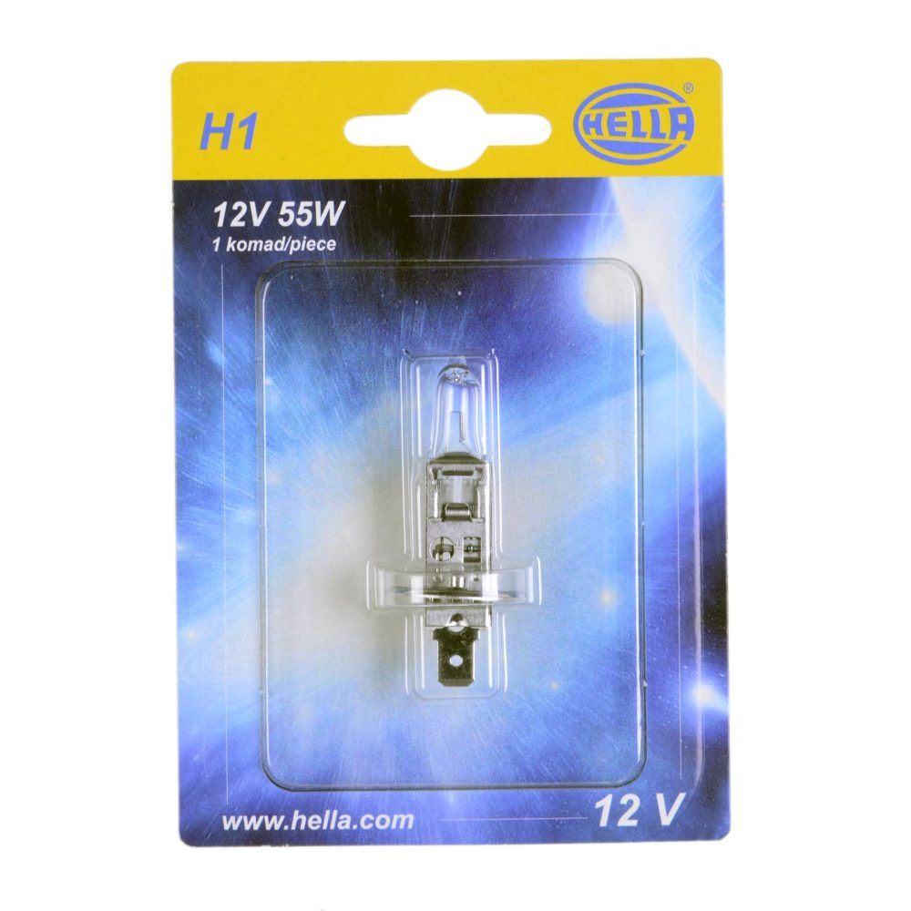 HELLA žarulja halogena H1 12V 55W P14,5S