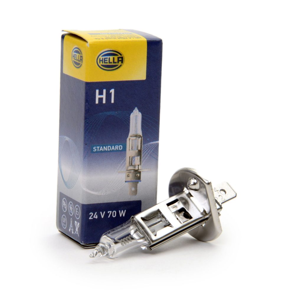 HELLA žarulja halogena H1 24V 70W P14.5s