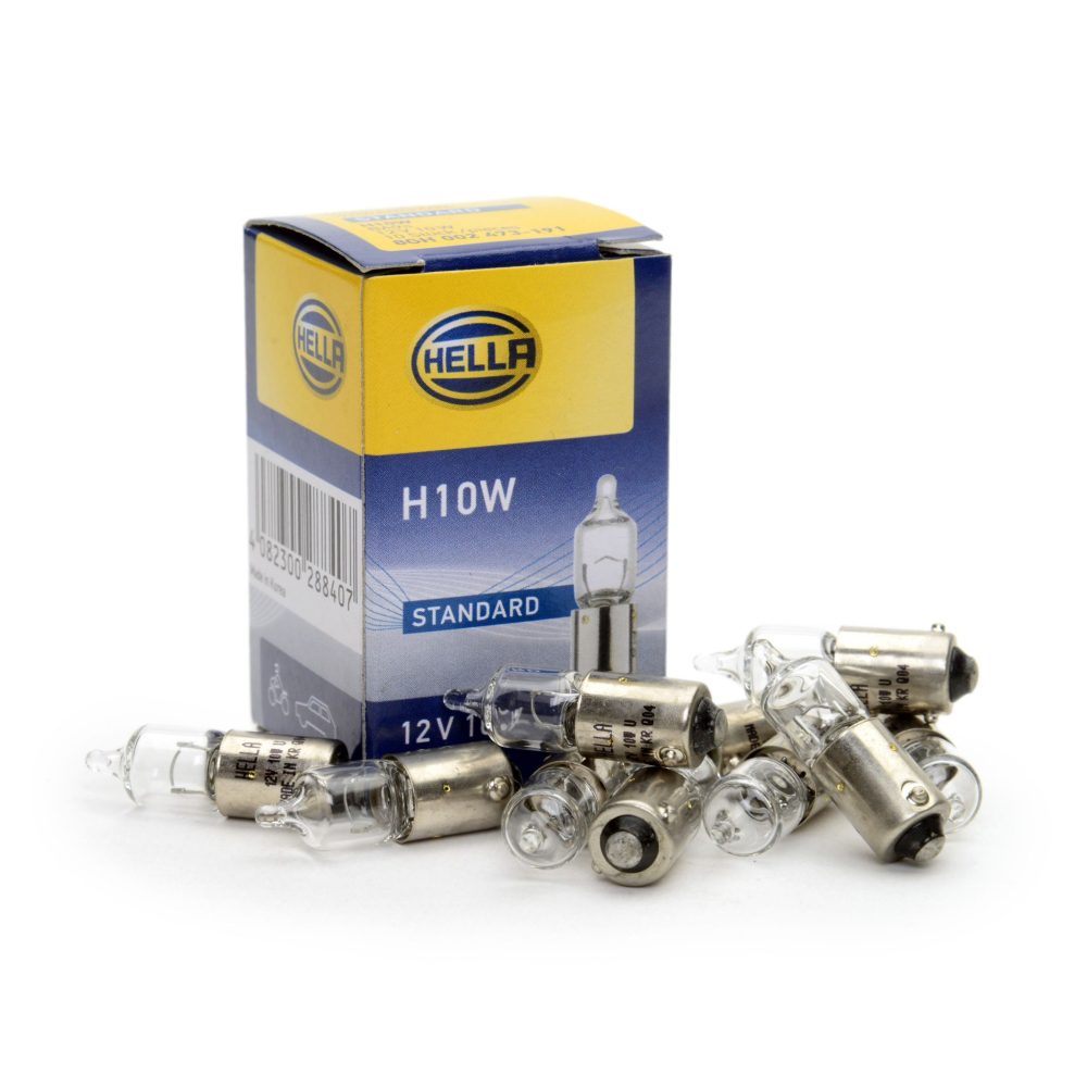 HELLA žarulja halogena H10W 12V 10W BA9s