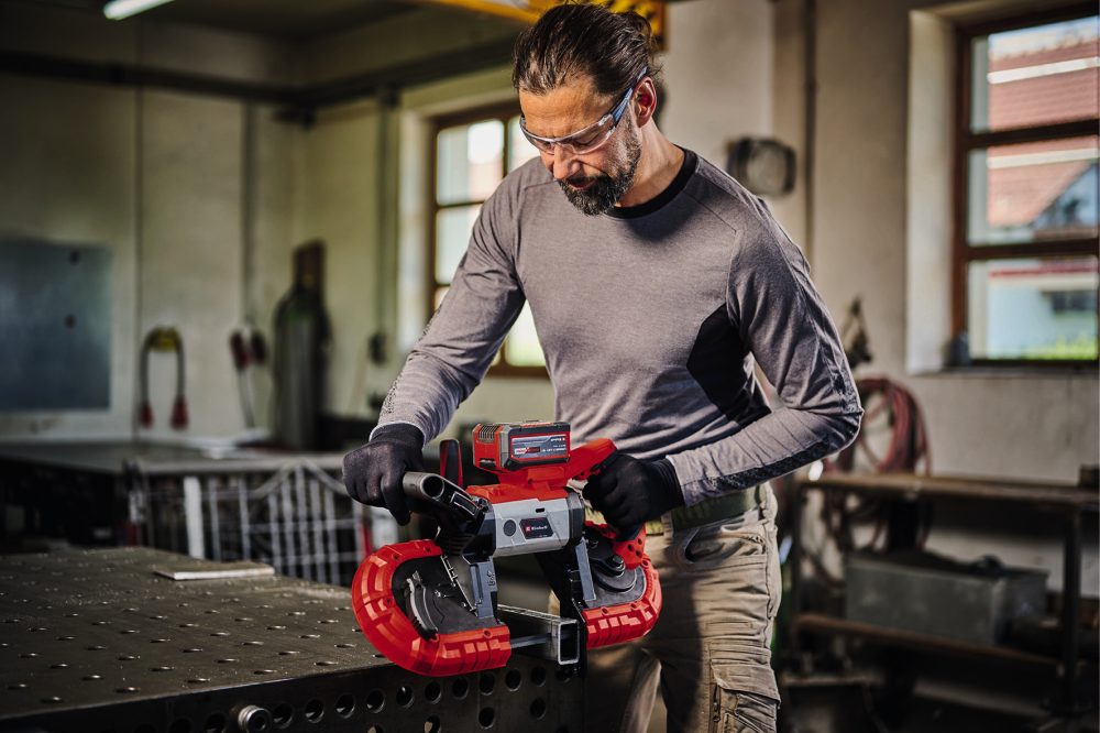 EINHELL aku tračna pila za metal TE-MB 18/127 Li PXC 18V bez baterije - Image 6
