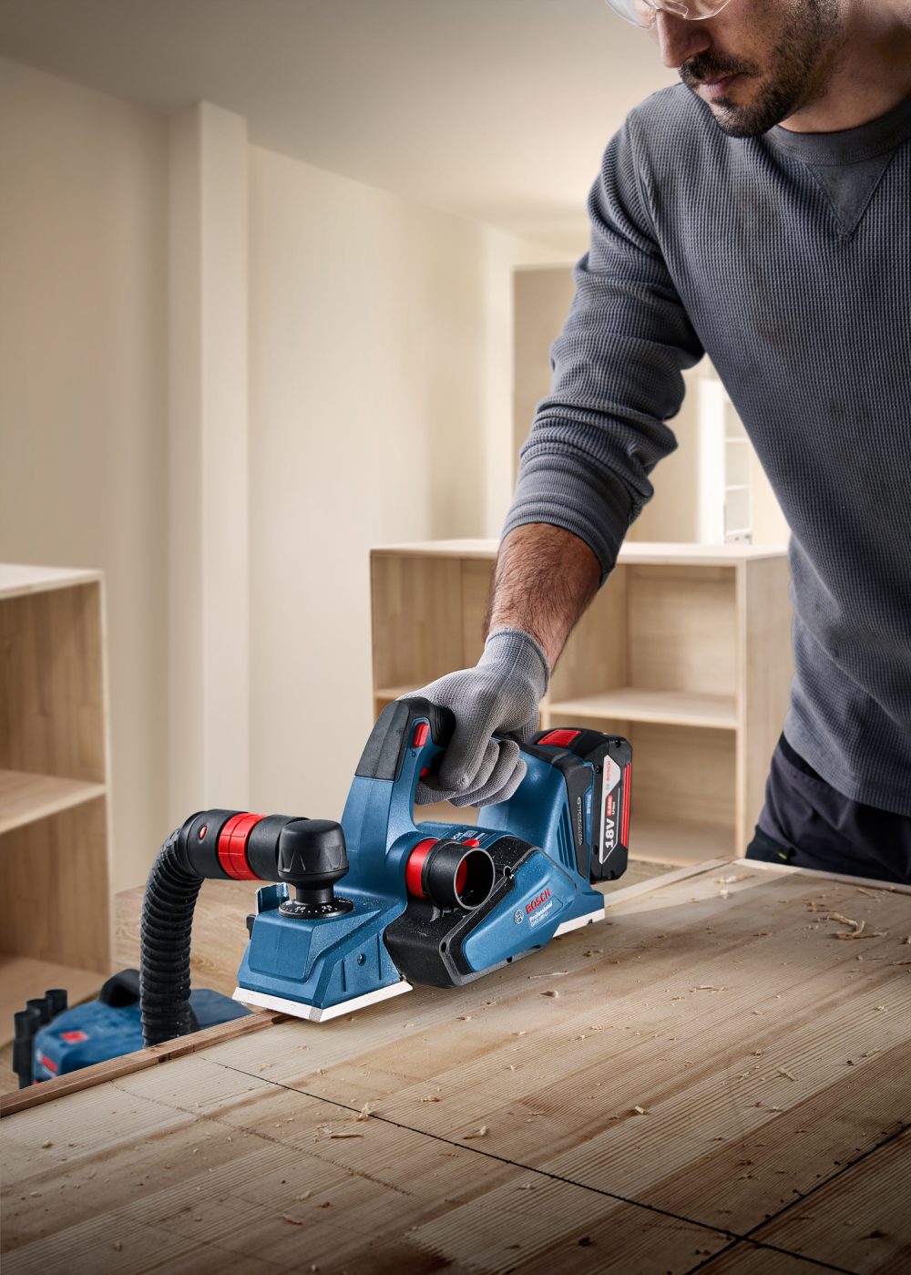 BOSCH aku blanja GHO 185-LI 18V bez baterije - Image 3