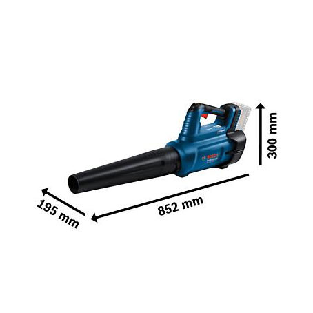 BOSCH aku puhalo za lišće GBL 18V-750 18V bez baterije - Slika 2