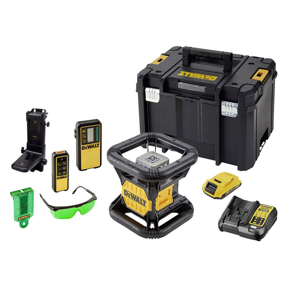 DEWALT građevinski laser DCE079D1G-QW 18V 2,0Ah kovčeg