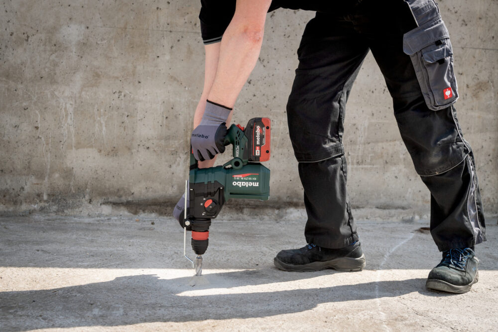 METABO aku bušaći čekić KH 18 LTX BL 28 Q SET ISA 2xAku 18V 2x5,5Ah MetaBOX - Image 3