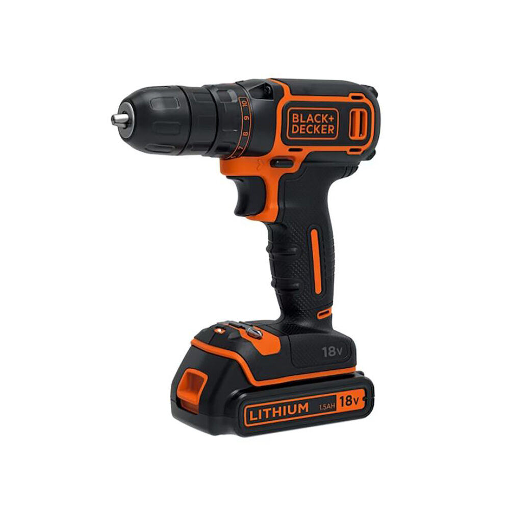 BLACK&DECKER aku bušilica-odvijač BDCDC18-QW 18V 1,5Ah