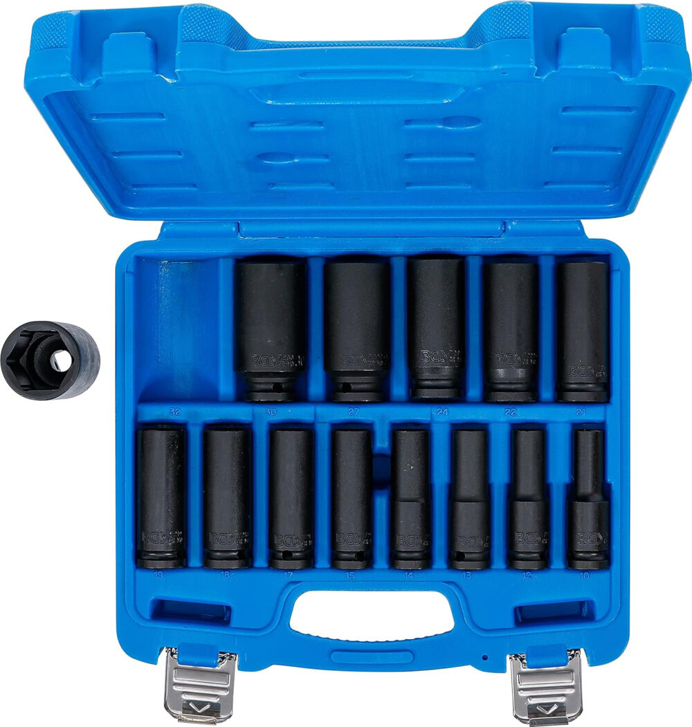 BGS set nasadnih udarnih ključeva dugih 10-32 mm 1/2" 14 dj. pro+ 5207 - Image 2