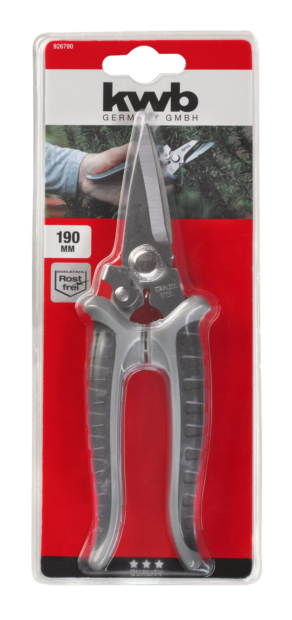 KWB vrtne škare 190 mm - Image 2