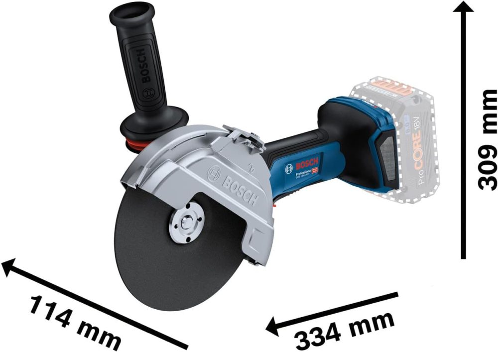 BOSCH aku kutna brusilica GWS 18V-180 P 18V bez baterije - Image 2
