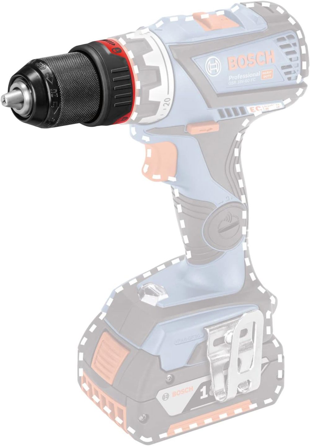BOSCH nastavak stezna glava GFA 18-M FC2 FlexiClick - Image 2