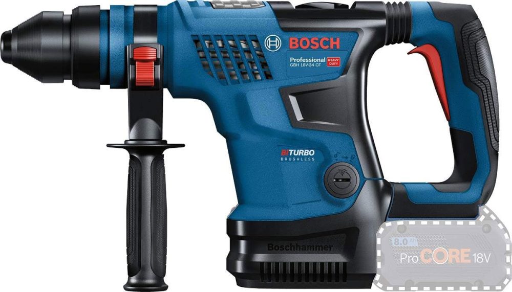 BOSCH aku bušaći čekić GBH 18V-34 CF 2xAku 18V 8,0Ah kovčeg - Image 3