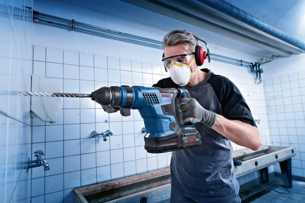 BOSCH aku bušaći čekić GBH 18V-34 CF 2xAku 18V 8,0Ah kovčeg - Image 4