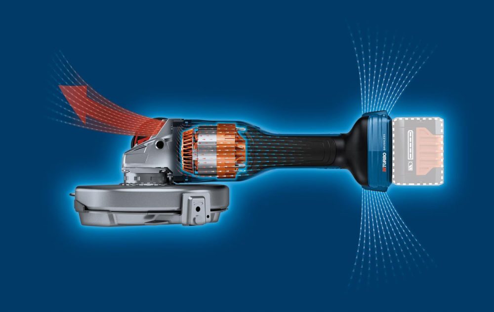 BOSCH aku kutna brusilica GWS 18V-180 P 18V bez baterije - Image 5