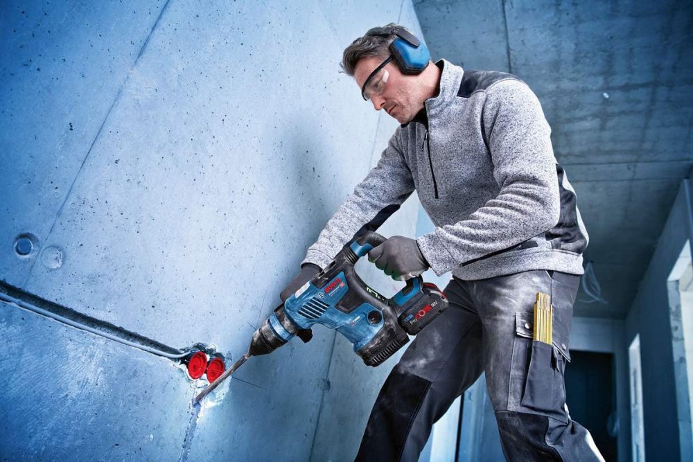 BOSCH aku bušaći čekić GBH 18V-34 CF 2xAku 18V 8,0Ah kovčeg - Image 5