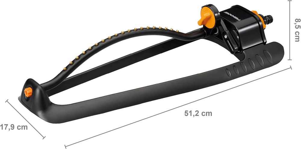 FISKARS prskalica za travu metalna oscilacijska, 17 malznica 1023660 - Image 2