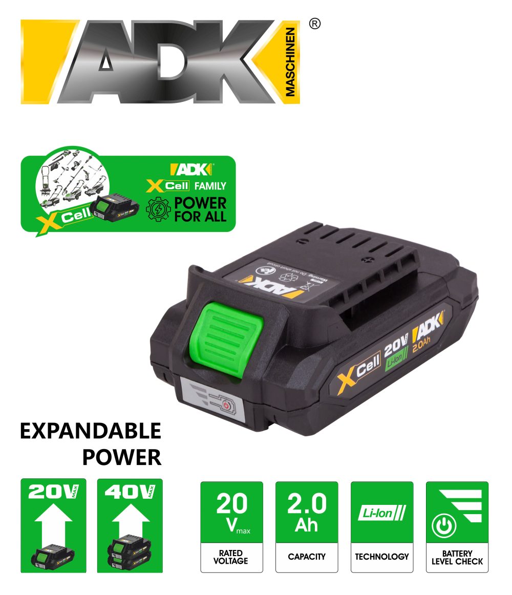 ADK akumulator SF8M12503 20V 2,0Ah Li-ion Xcell - Image 2