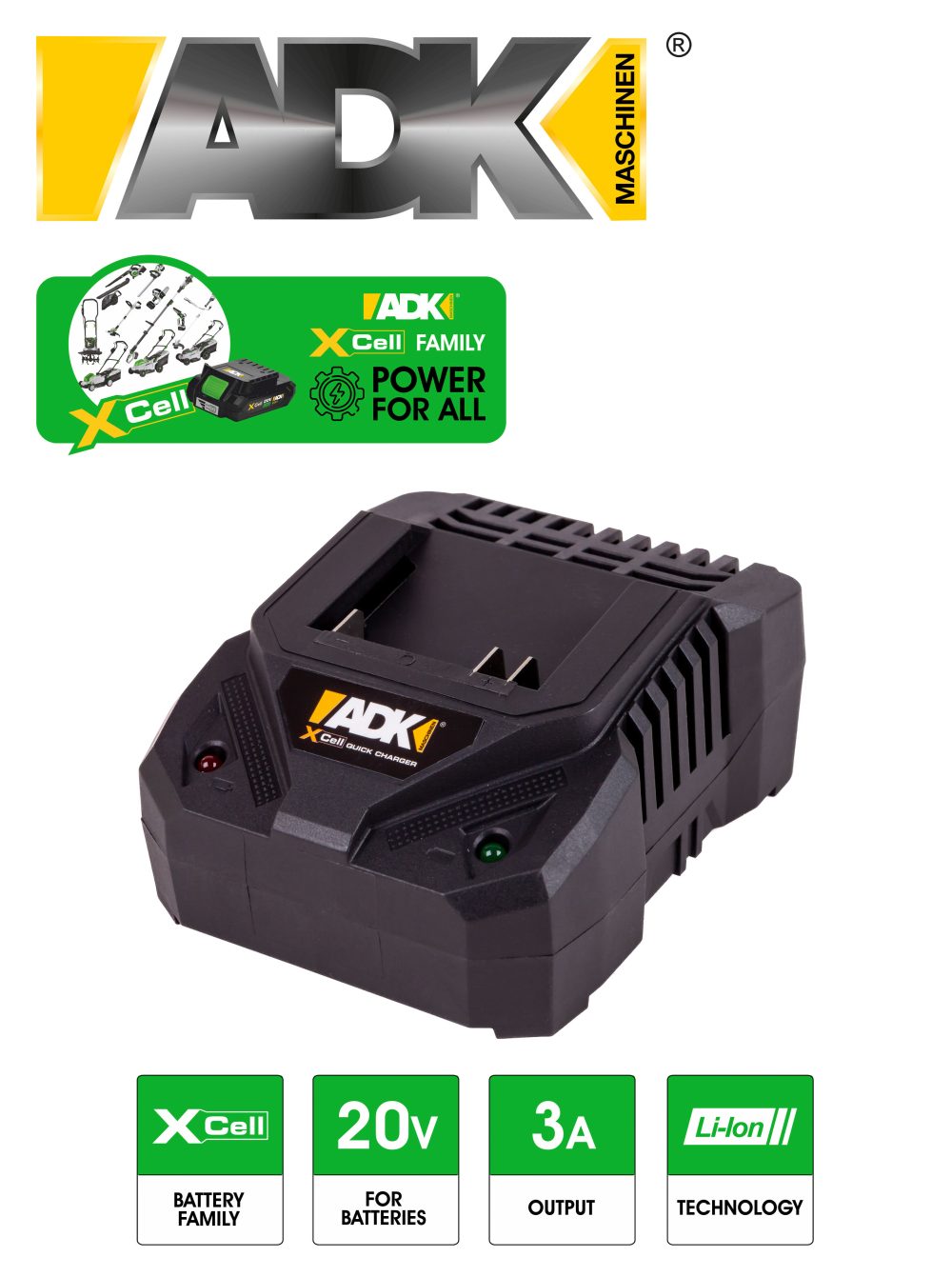 ADK brzi punjač SF8M248 20V Li-ion Xcell - Image 2