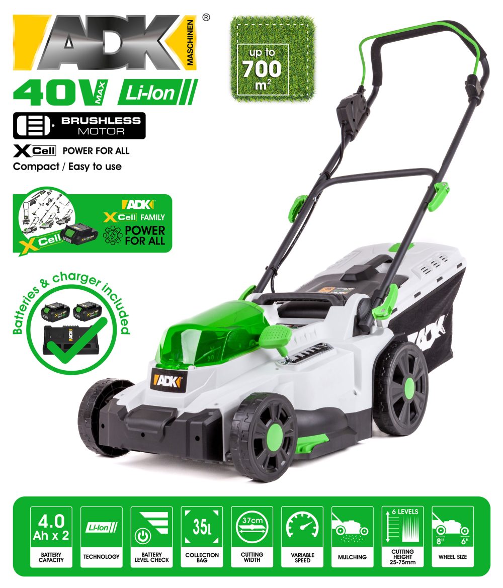 ADK aku kosilica za travu SF8A110-J Xcell 2xAku 20+20V 4,0Ah - Image 2