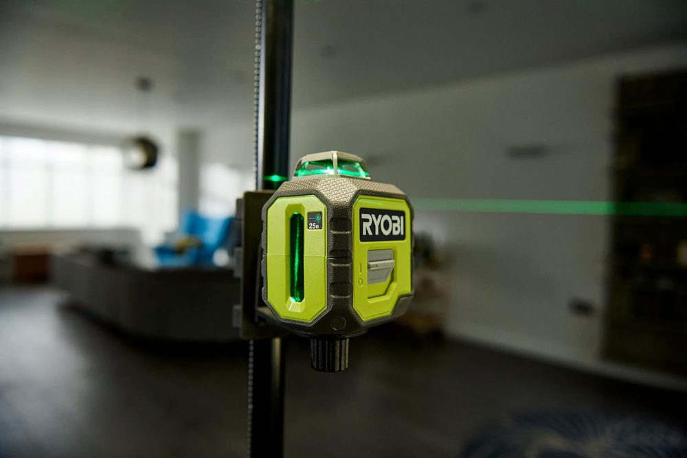 RYOBI križni laserski nivelir RB360GLL-K + stativ - Image 3