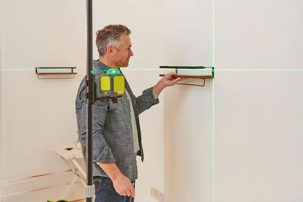 RYOBI križni laserski nivelir RB360GLL-K + stativ - Image 4