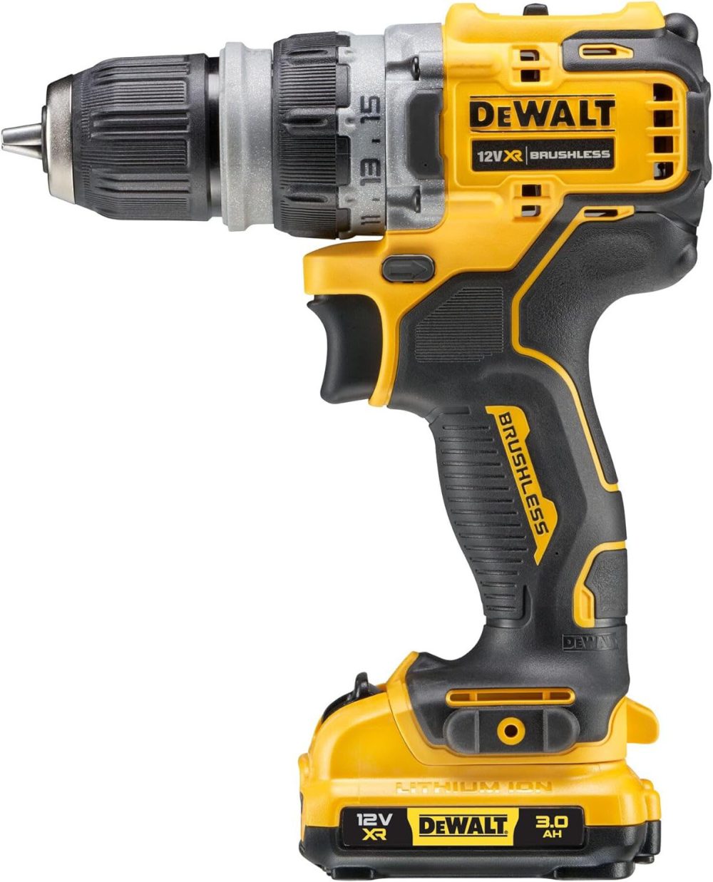DEWALT aku udarna bušilica-odvijač DCD703L2T-QW 2xAku 18V 3,0Ah kovčeg - Image 2