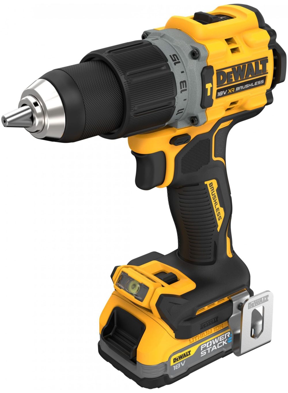 DEWALT aku udarna bušilica-odvijač DCD805E2T-QW 2xAku 18V 1,7Ah kovčeg - Image 2