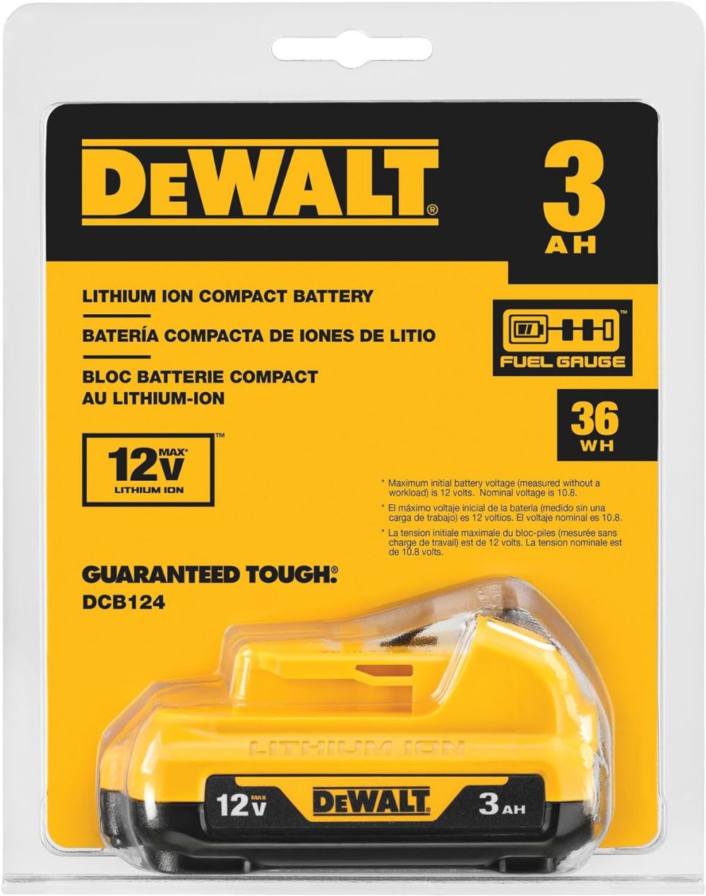 DEWALT akumulator 12V 3,0Ah XR Li-ion DCB124-XJ - Image 3