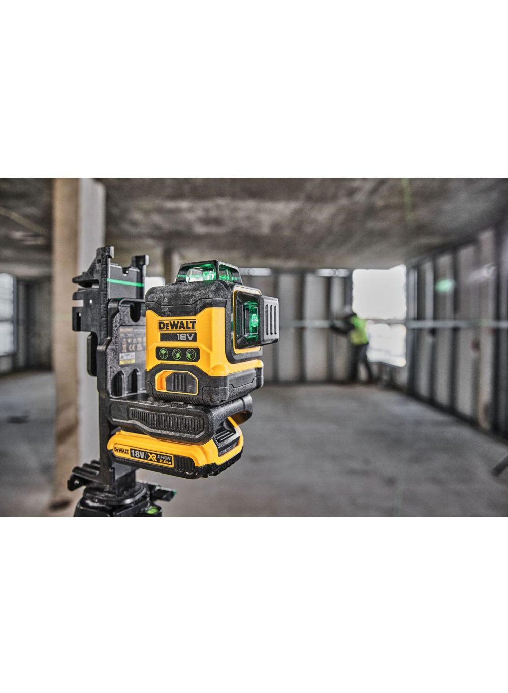 DEWALT križni laserski nivelir DCLE34031D1-QW 18V 2,0Ah kovčeg - Image 3