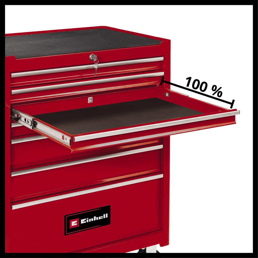 EINHELL radionička kolica za alat prazna 7 ladica TC-TW 150 - Image 3