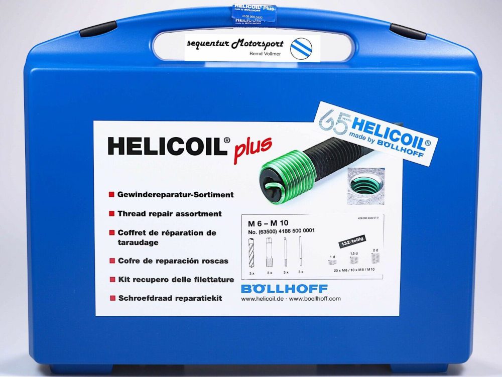 HELICOIL BOLLHOFF set za popravak navoja M6-M10 132 dj. 41865000001-HLI - Image 2