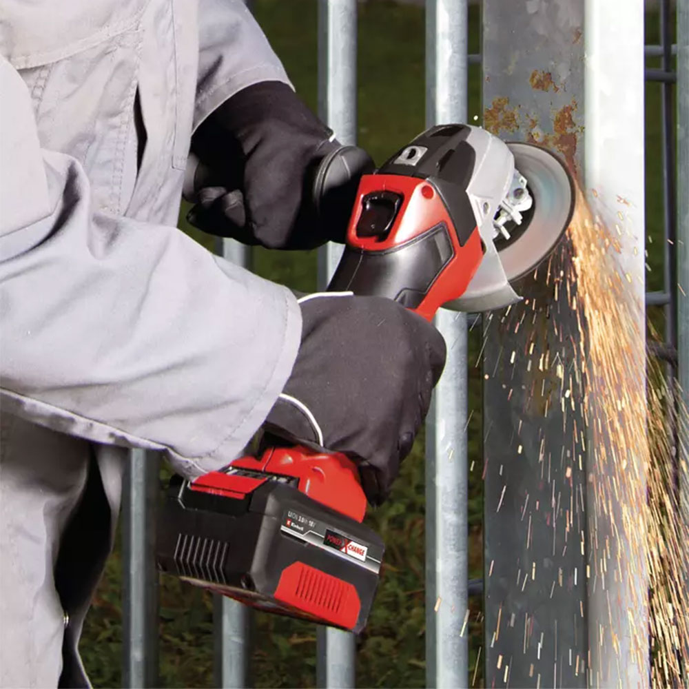 EINHELL aku kutna brusilica TC-AG 18/115 Li PXC 18V bez baterije - OŠTEĆENA AMBALAŽA - Slika 5