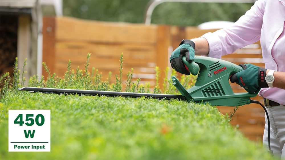 BOSCH električne škare za živicu EasyHedgeCut 60 + POKLON vrtne rukavice XL - Image 2