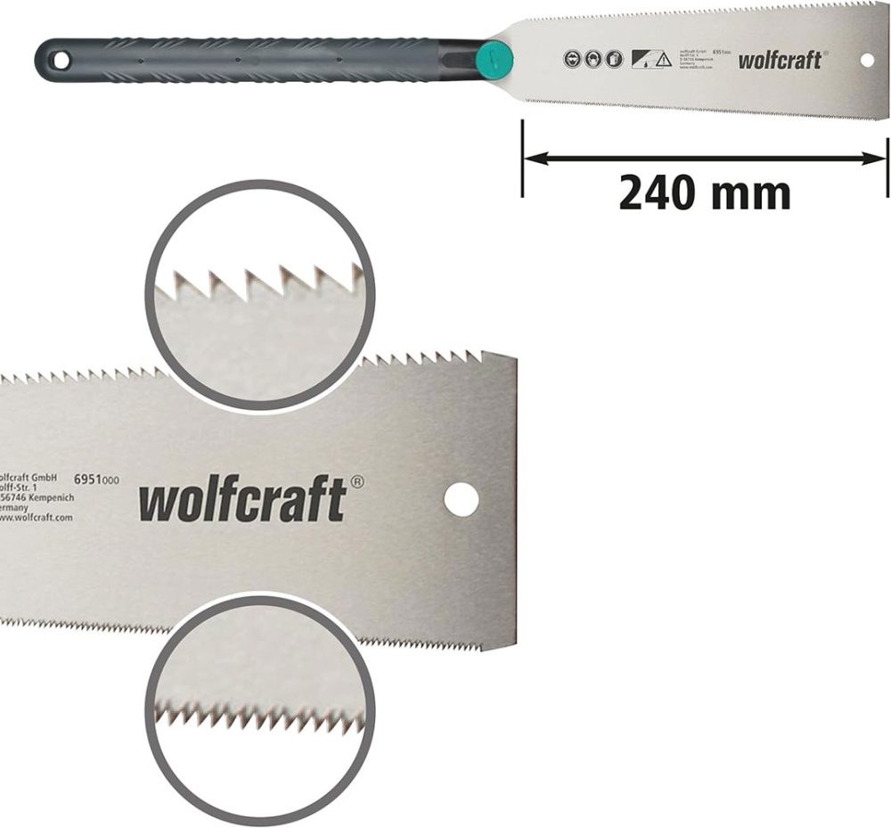 WOLFCRAFT višenamjenska ručna pila 240 mm W6951000 - Image 5