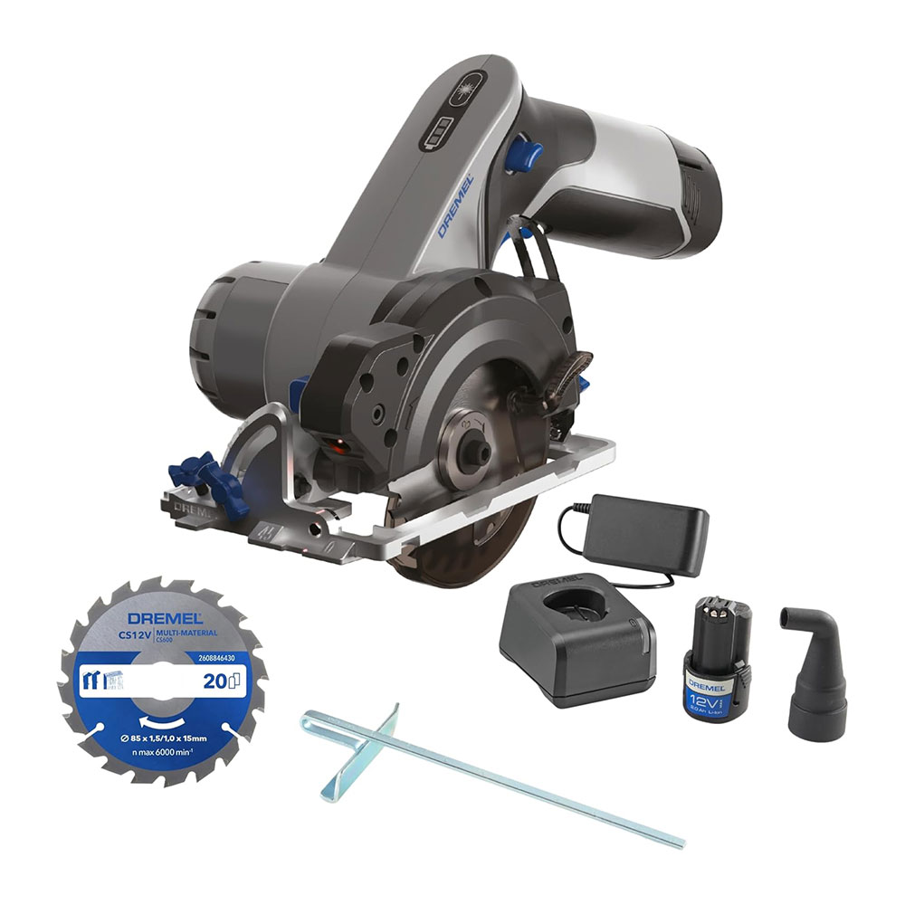 DREMEL aku kružna pila Compact Saw 12V 2,0Ah + GRATIS baterija 12V 3,0Ah
