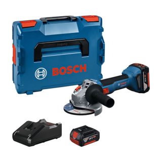 BOSCH aku kutna brusilica GWS 18V-8 2xAku 18V 4,0Ah L-Boxx