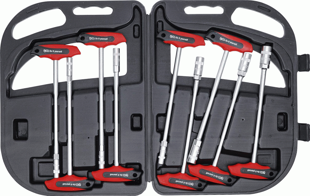 BGS set nasadnih ključeva sa T-ručicom 6-14 mm 9 dj. 7881 - Image 2