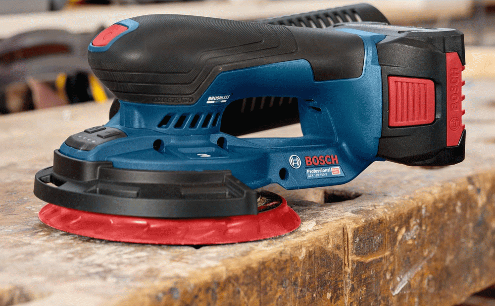 BOSCH aku ekscentarska brusilica GEX 18V-150-3 18V bez baterije L-Boxx - Image 2