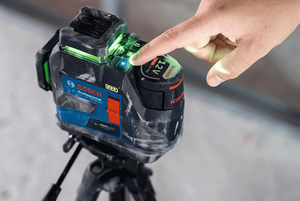 BOSCH križni laserski nivelir GLL 12V-100-33 CG 12V 2,0Ah L-Boxx - Image 3