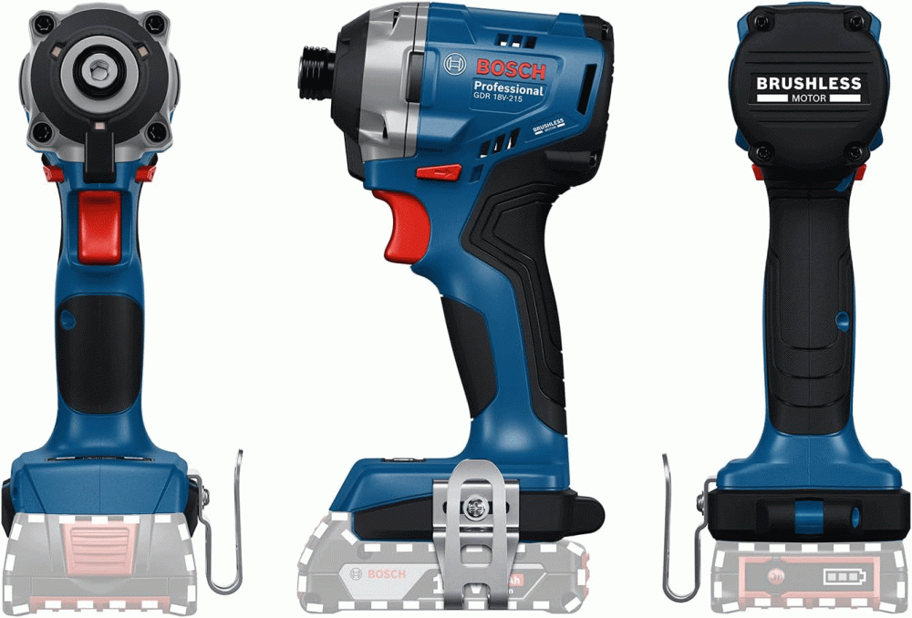 BOSCH aku udarni odvijač GDR 18V-215 18V 2xAku 18V 2,0Ah kovčeg - Image 3