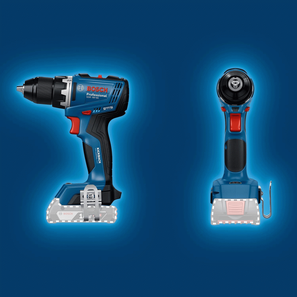 BOSCH aku bušilica GSR 18V-65 18V bez baterije L-Boxx - Image 3