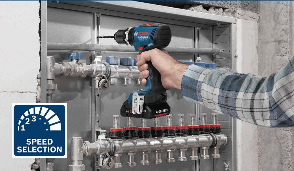 BOSCH aku udarna bušilica GSB 18V-65 PC 2xAku 18V 4,0Ah L-Case - Image 3