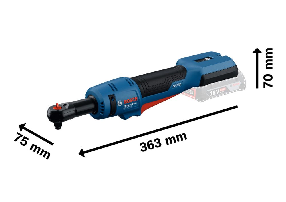 BOSCH aku račna GRC 3/8" 18V-60 18V bez baterije L-Boxx - Image 2