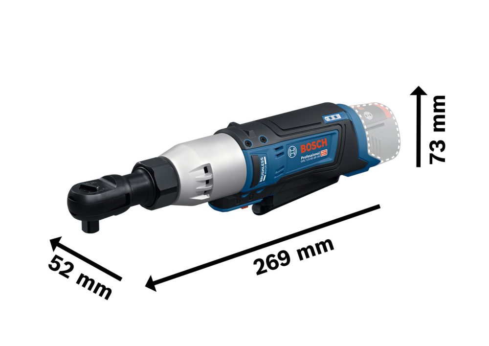 BOSCH aku račna 3/8" GRC 12V-60 3/8 SN 12V bez baterije - Image 2