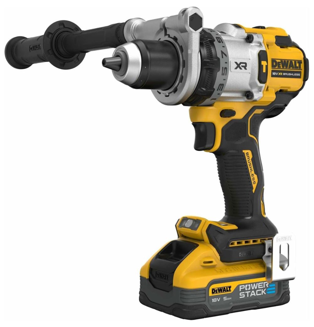 DEWALT aku udarna bušilica-odvijač DCD1007H2T-QW 2xAku 18V 5,0Ah kovčeg - Image 2