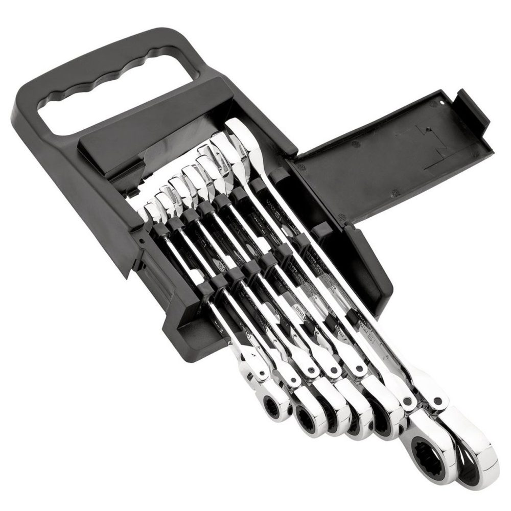 DRAPER set viličasto-okastih ključeva s račnom zglobni 8-19 mm 7 dj. 25396-DRP - Image 3