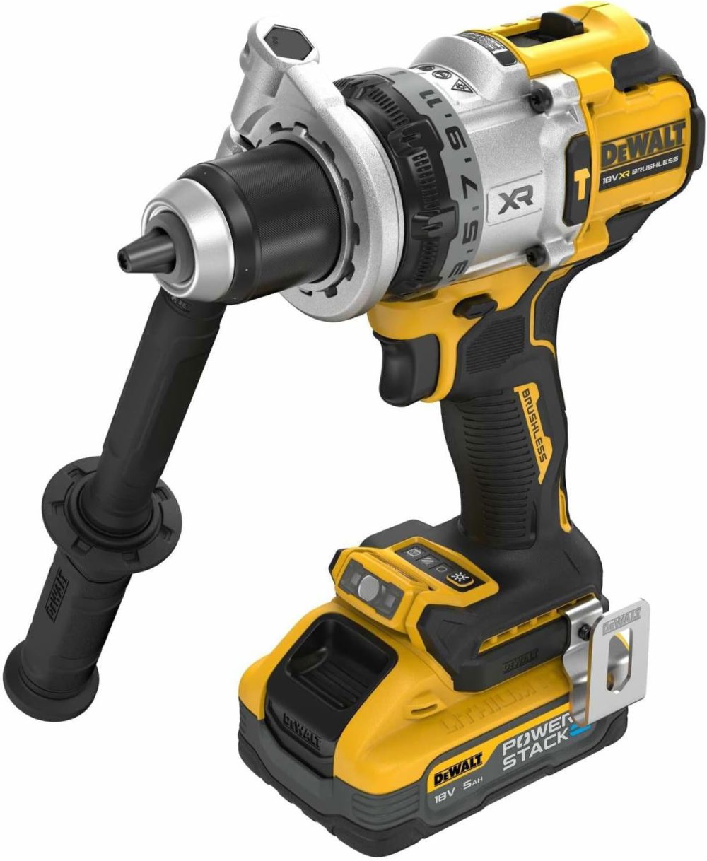 DEWALT aku udarna bušilica-odvijač DCD1007H2T-QW 2xAku 18V 5,0Ah kovčeg - Image 3