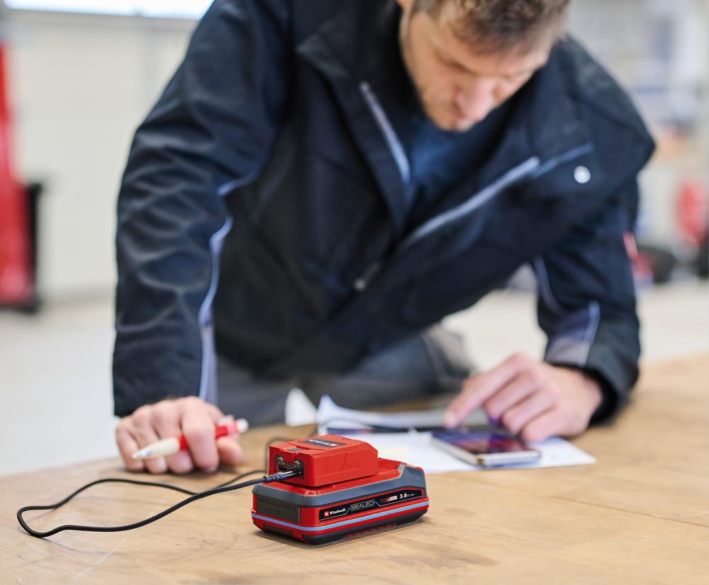 EINHELL prijenosni adapter TE-CP 18 Li USB A/C PXC 18V bez baterije - Image 6