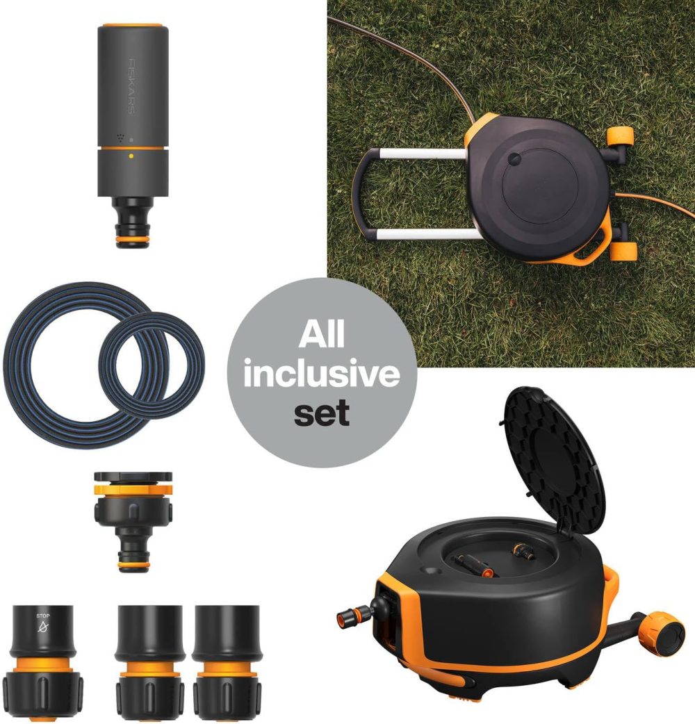 FISKARS vrtno crijevo u kolutu s kolicima XL, 13mm 1/2", 27m 1067548 - Image 2