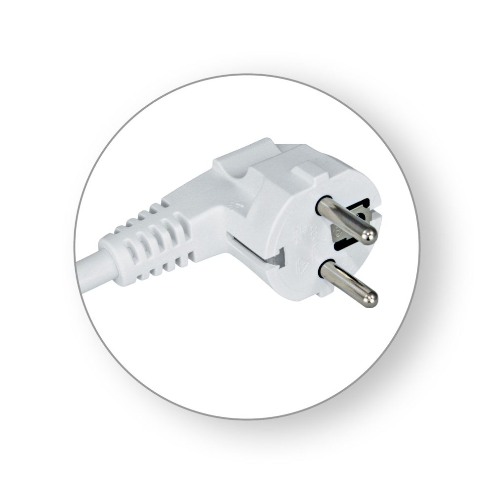 COMMEL priključni kabel 1,5m 6A bijeli 0310 - Image 2