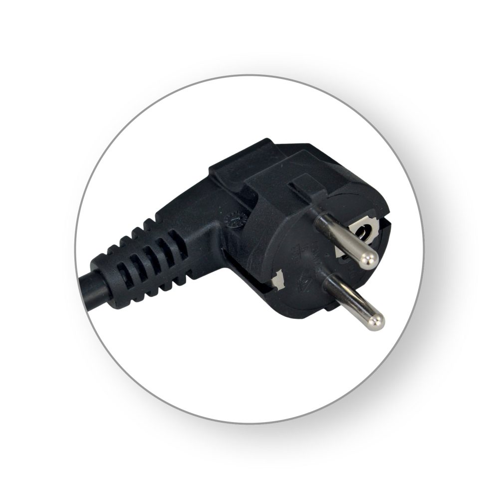 COMMEL priključni kabel 2m 10A crni 0486 - Image 2